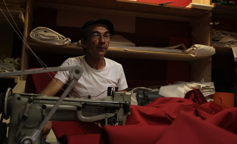 Travail à l'atelier de couture